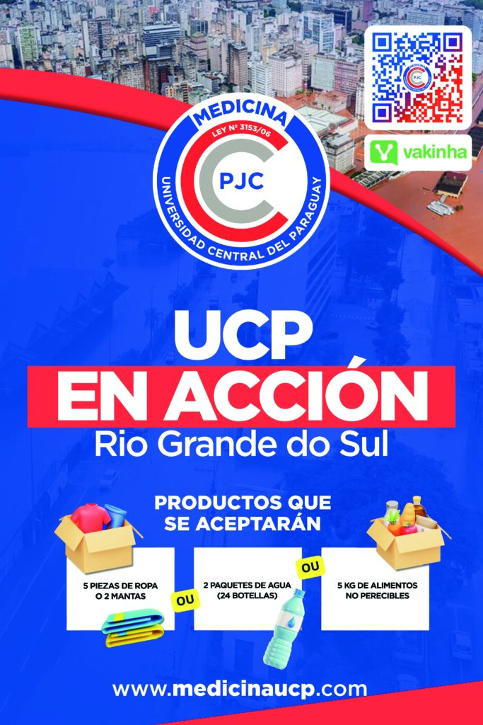 Na região fronteiriça, a UCP está promovendo uma iniciativa de arrecadação para auxiliar os desabrigados do estado do Rio Grande do Sul